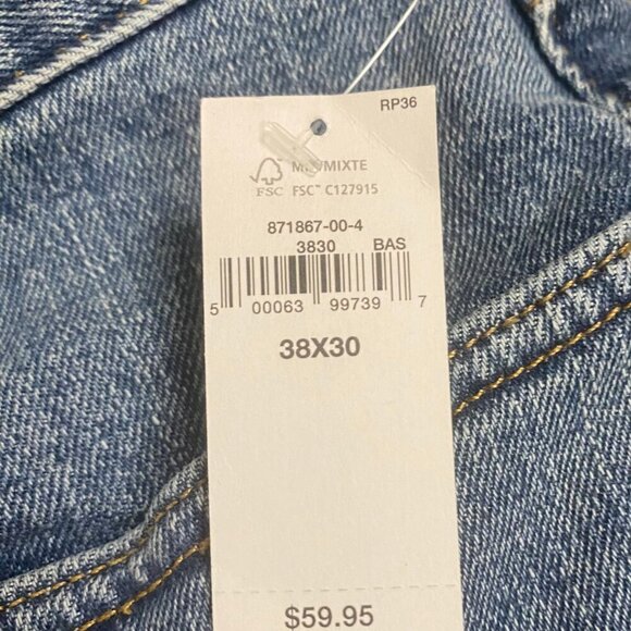 GAP Men’s 38x30 Straight Leg Blue Jeans – Classic Everyday Denim - Picture 11 of 11